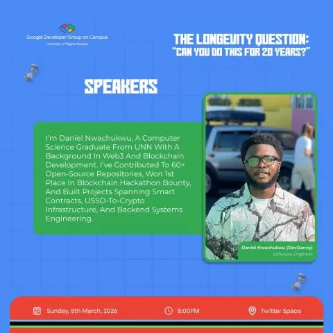 Featured Speaker — GDG on Campus, UNN