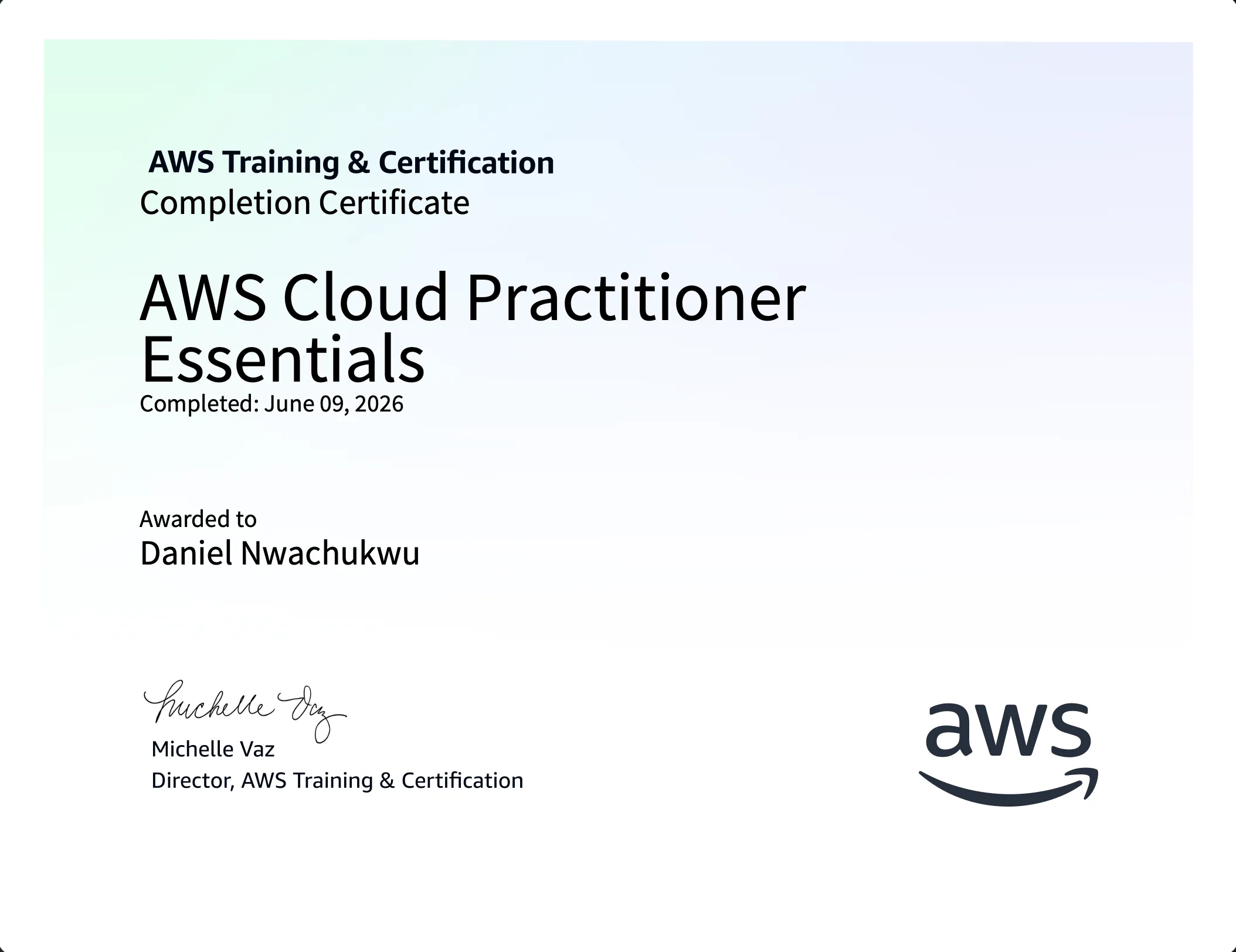 AWS Cloud Practitioner